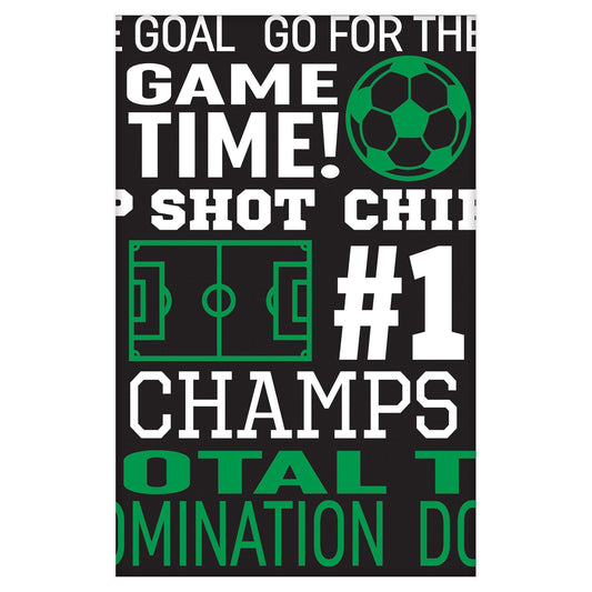 GOAL GETTER PLASTIC TABLE COVER
