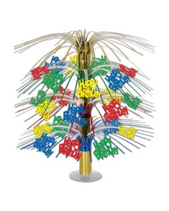 HAPPY BIRTHDAY CASCADE CENTERPIECE
