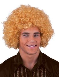 DISCO AFRO WIG BLONDE