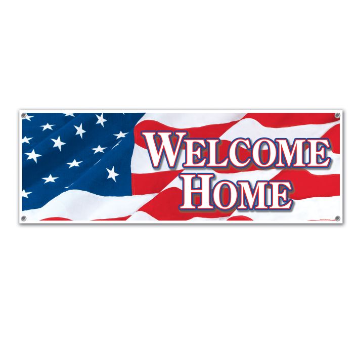 WELCOME HOME SIGN BANNER