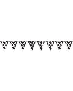 COW PRINT PENNANT BANNER