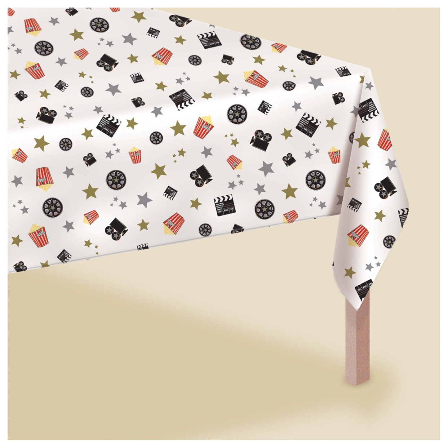 POPCORN PLASTIC TABLECOVER