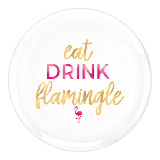 ALOHA HOT STAMP ROUND PLATTER
