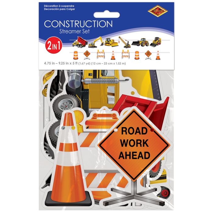 CONSTRUCTION STREAMER SET 2IN1