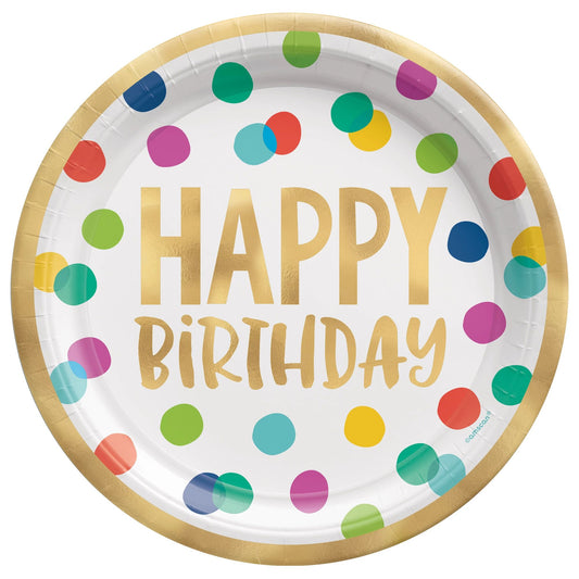 HAPPY DOTS 10.5" PLATES