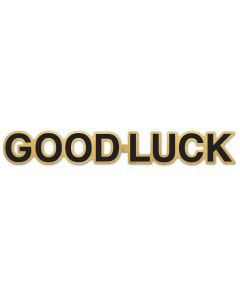 GOOD LUCK FOIL BANNER