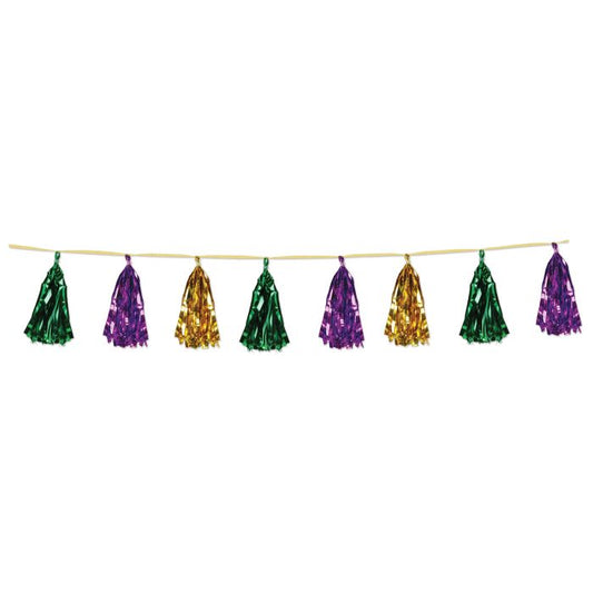 MARDI GRAS TASSLE GARLAND