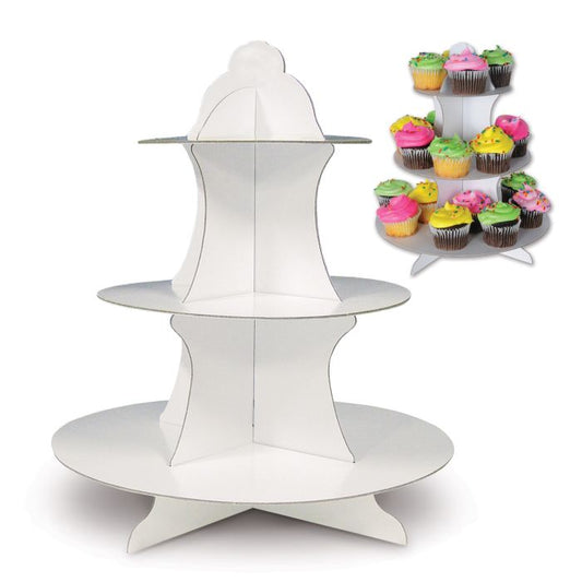 CUPCAKE STAND WHITE