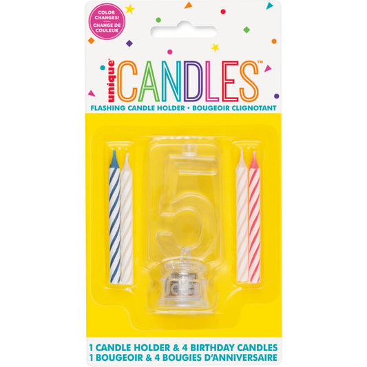 #5 FLASHING CANDLE HOLDER