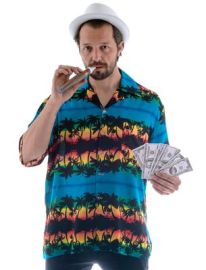 HAWAIIAN SHIRT ALOHA ADULT MEDIUM