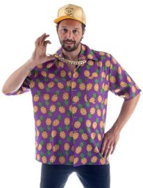 HAWAIIAN SHIRT PINEAPPLE ADULT LARGE
