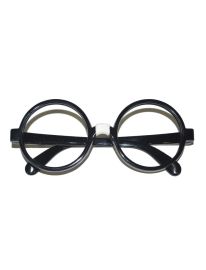 CIRCLE GLASSES BLK W/ NOSE TAPE