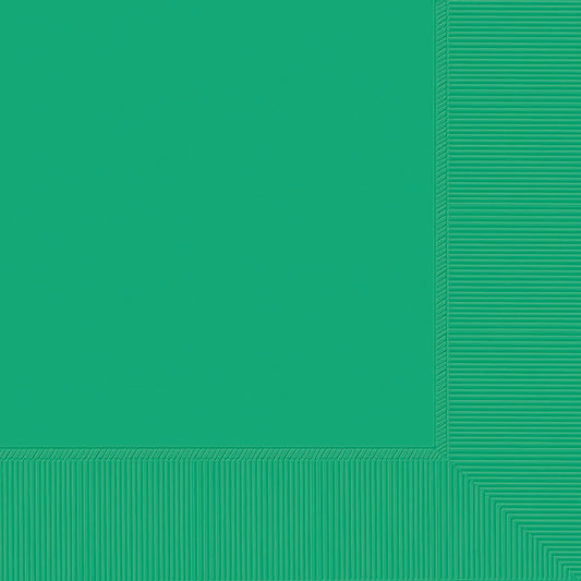 BEVERAGE NAPKINS FESTIVE GREEN