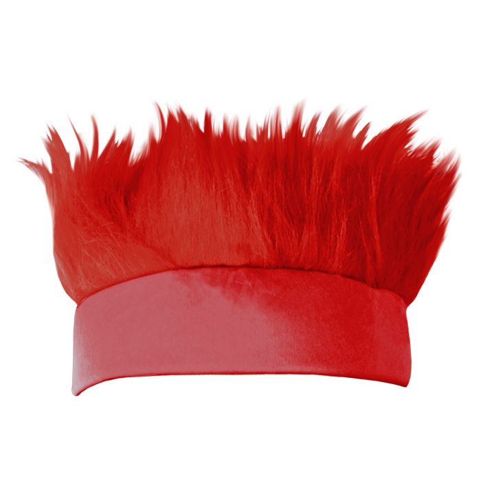 RED HAIRY HEADBAND