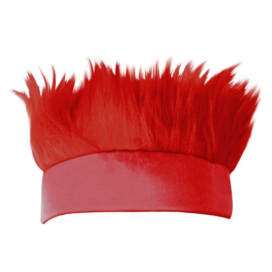 RED HAIRY HEADBAND