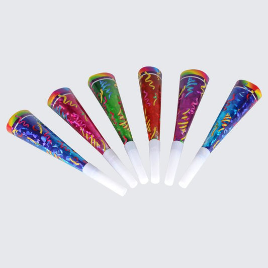PRISMATIC PARTY HORNS