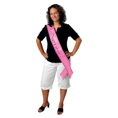 SURVIVOR SATIN SASH