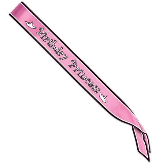 BIRTHDAY PRINCESS SATIN SASH