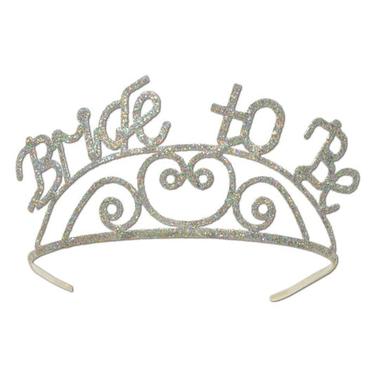 GLITTERED BRIDE TO BE TIARA
