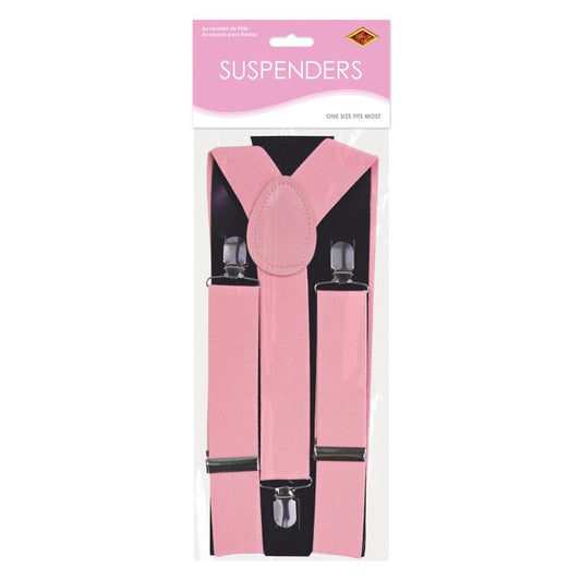 SUSPENDERS PINK
