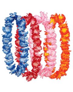 HAWAIIAN FLORAL LEI 4PK