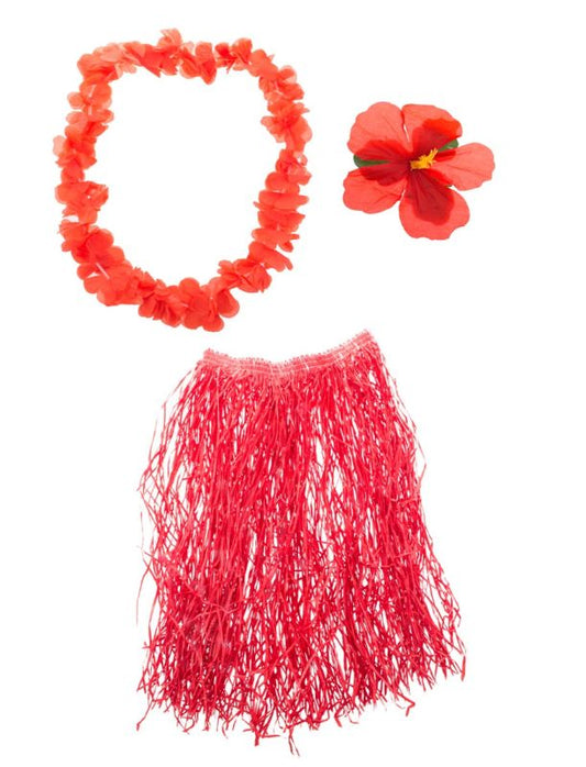 RED HAWAIIAN SET CHILD