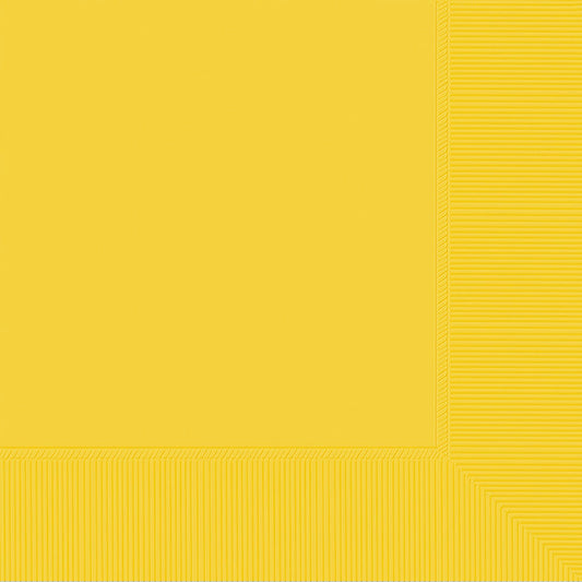 LUNCHEON NAPKIN YELLOW SUNSHINE