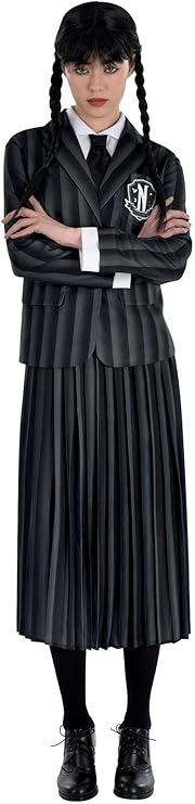 WEDNESDAY ADDAMS COSTUME ADULT XL