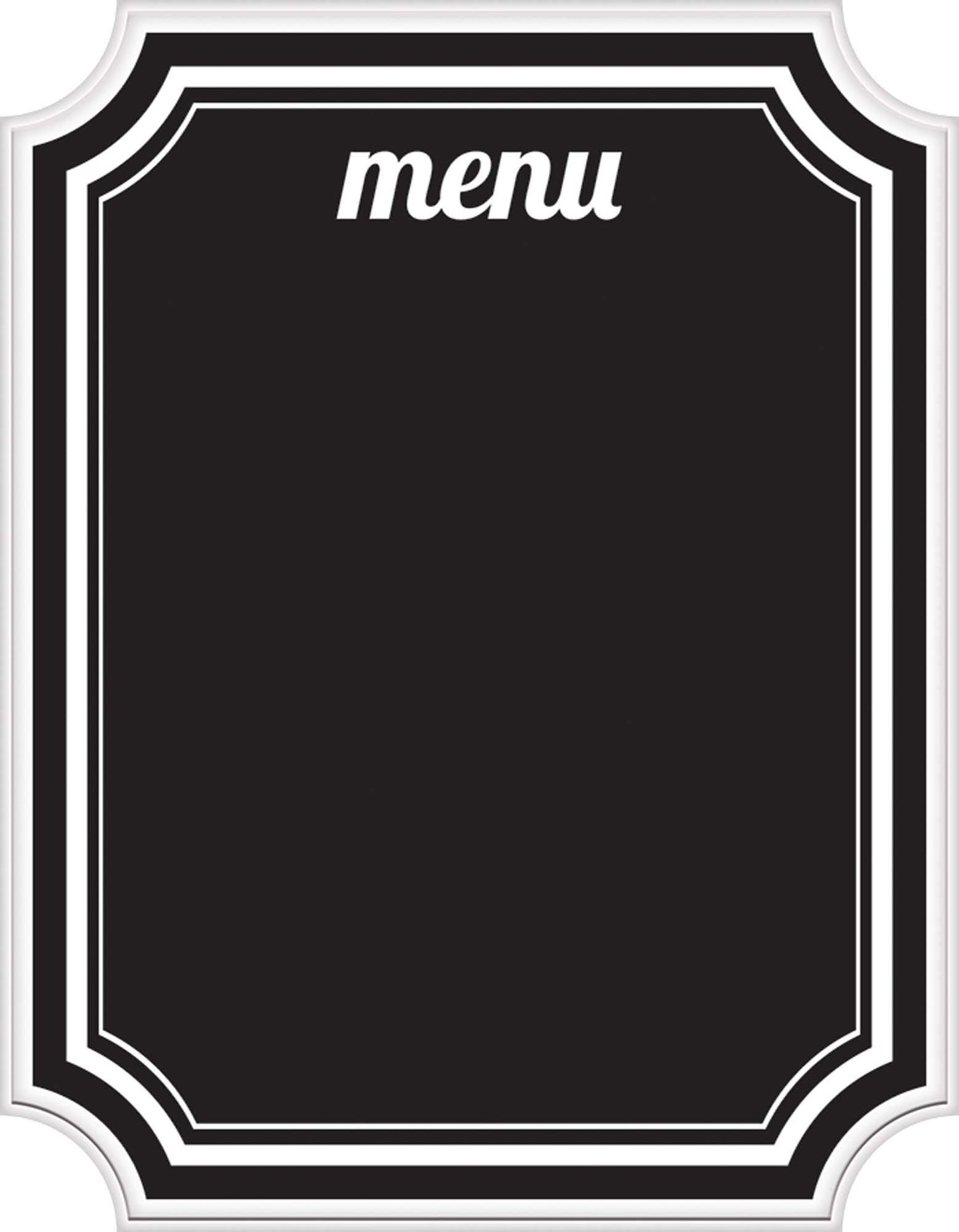 EAT & ENJOY MENU EASEL