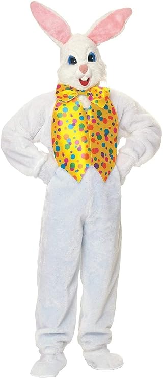 DLX EASTER BUNNY COSTUME ADULT STD