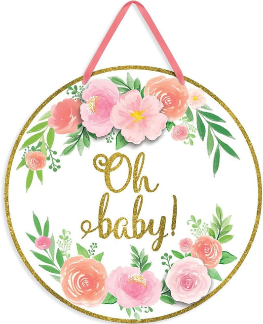 FLORAL BABY SIGN