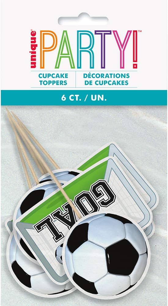 3D SOCCER CUPCAKE TOPPERS