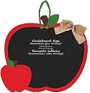 APPLE CHALKBOARD SIGN