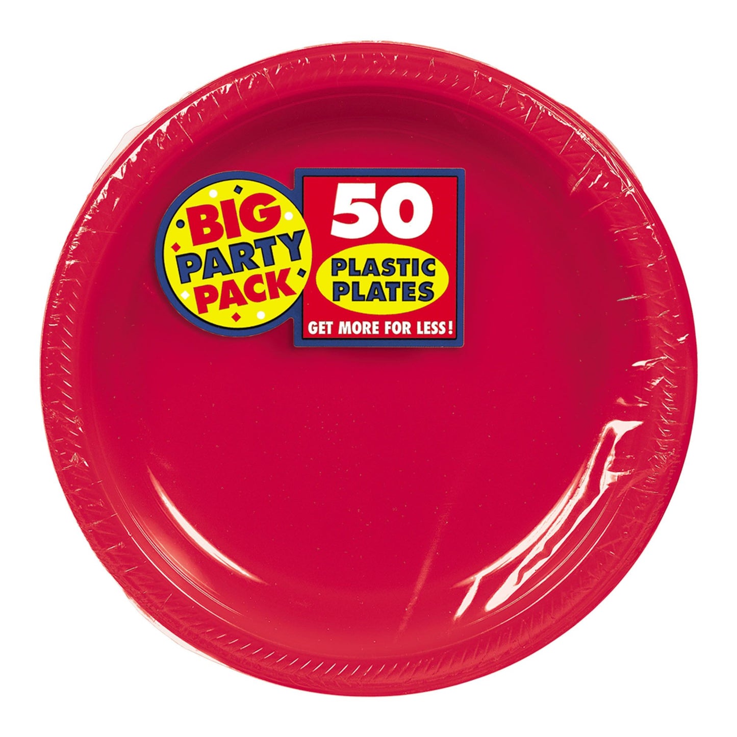 7" PL PLATES BPP APPLE RED
