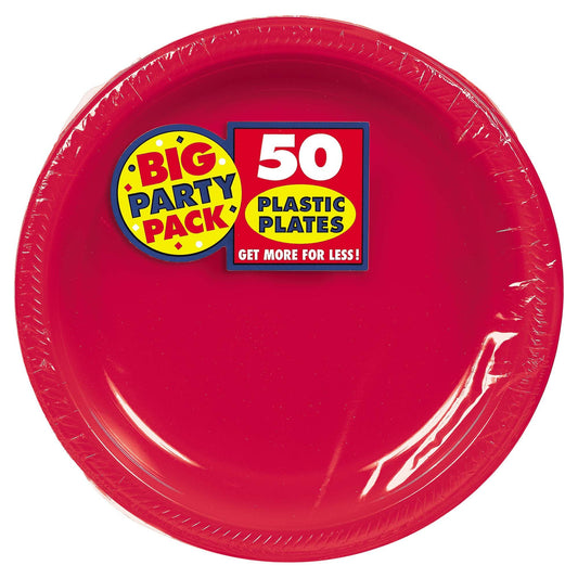 10.25" PL PLATE BPP APPLE RED
