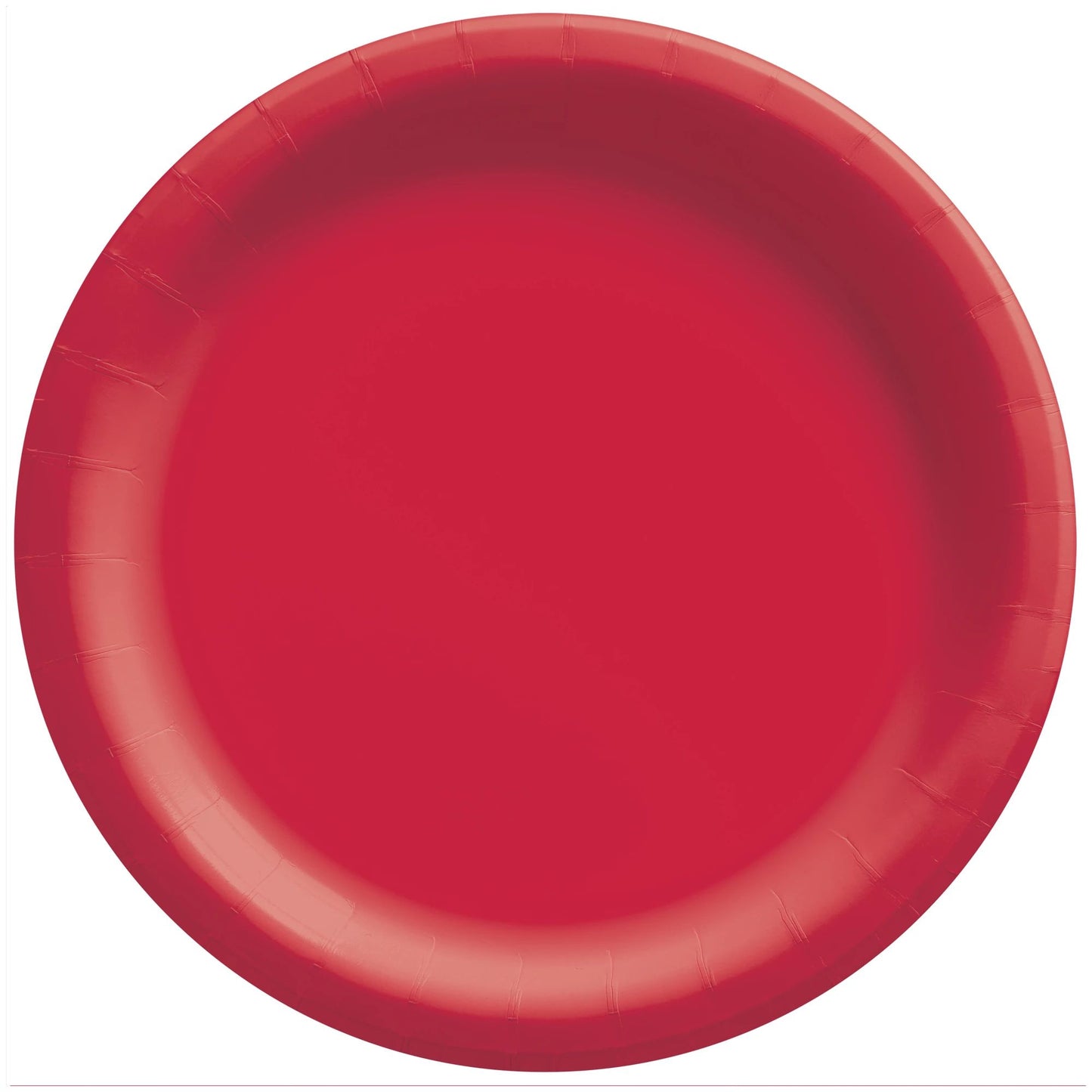 6.75" PPR PLATES BPP APPLE RED