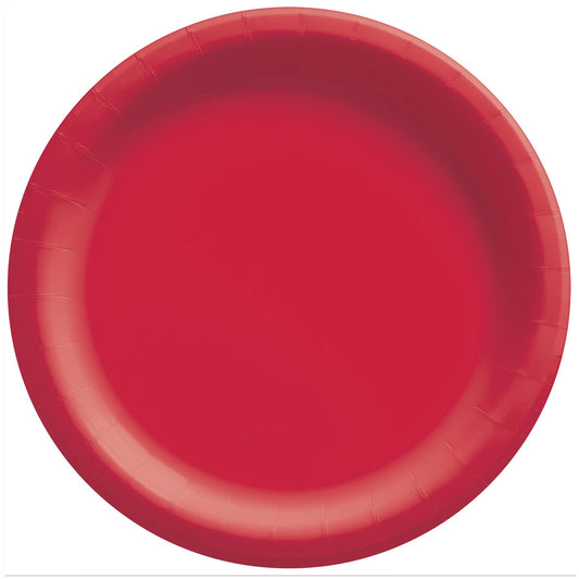 6.75" PPR PLATES BPP APPLE RED