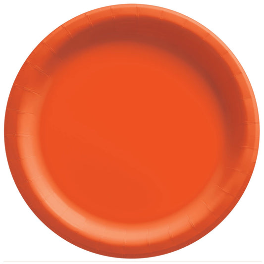 ORANGE PEEL 8.5" PAPER PLATES