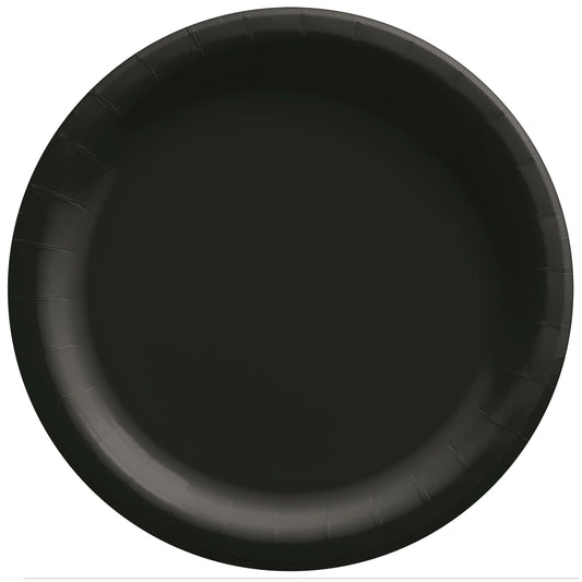 BLACK 6.75" PAPER PLATE