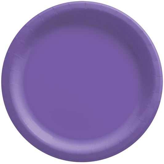 6.75" PPR PLATES NEW PURPLE