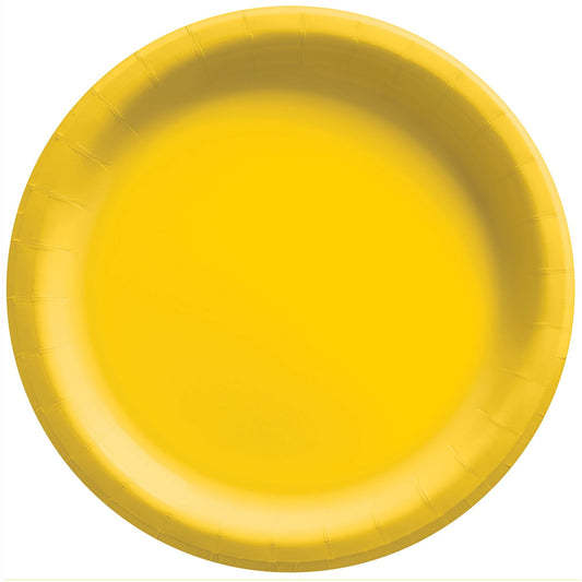 YELLOW SUN 8.5" PAPER PLATES