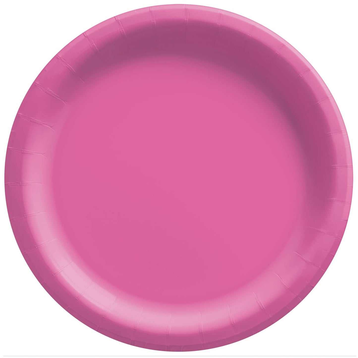 BRIGHT PINK 6.75" PAPER PLATES