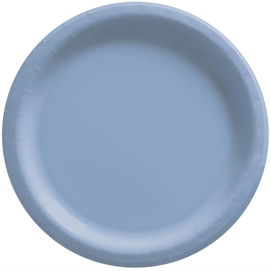 6.75" PPR PLATES PASTEL BLUE
