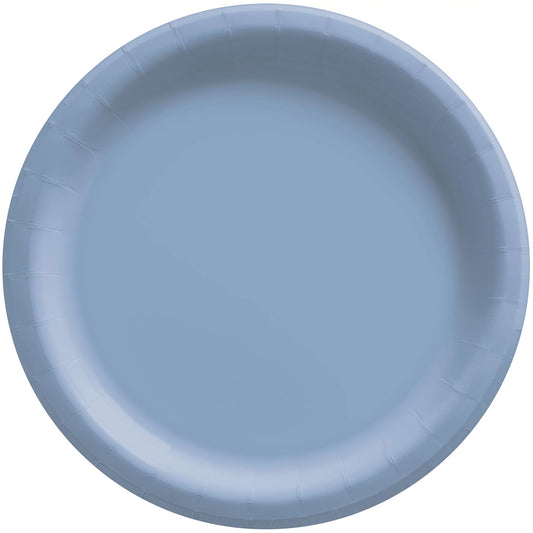 8.5" PPR PLATES PASTEL BLUE