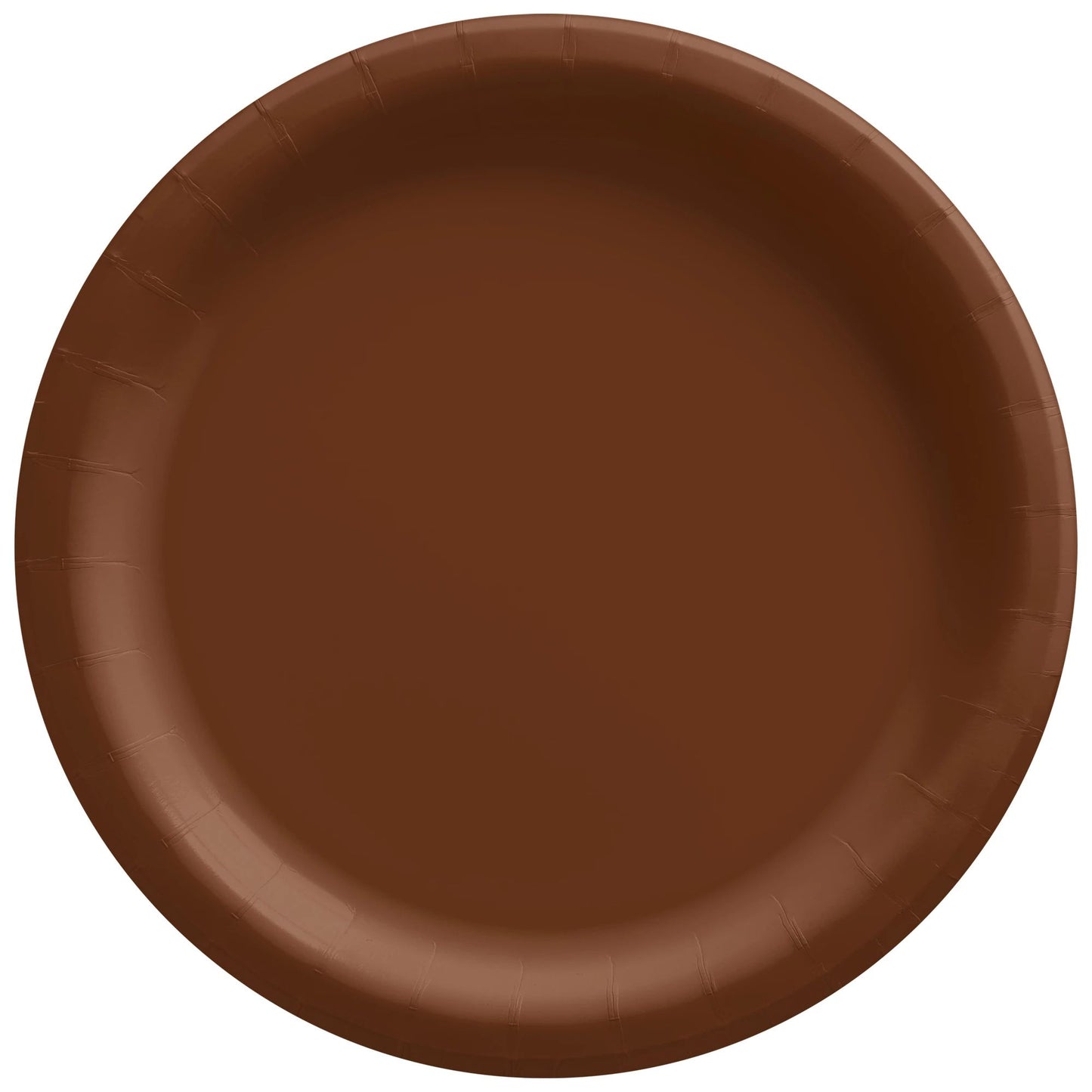 8.5" PPR PLATES CHOCOLATE BROWN