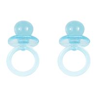 1" MINI PACIFIER FAVORS 18CT BLUE