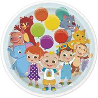 COCOMELON 9" PPR PLATE 8CT