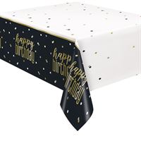 METALLIC HBD RECT PL TABLECOVER