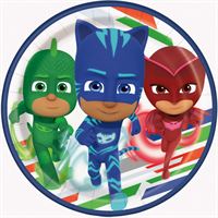 PJ MASKS 7" PPR PLATES 8CT
