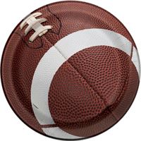 FOOTBALL PARTY 7" PAPER PLATES 8CT